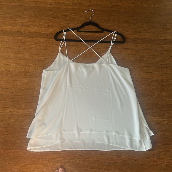 White H&M tank with cross-back - Picture 2 of 3